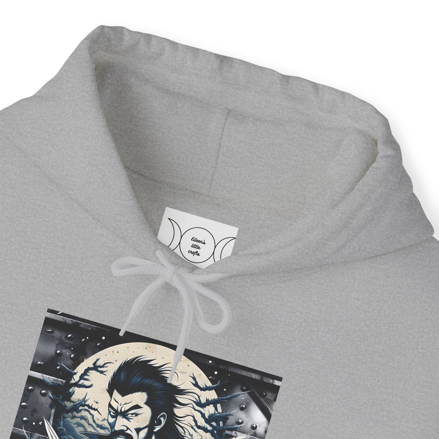 The warrior, Unisex Heavy Blend™ Hooded Sweatshirt ( no side arm design)