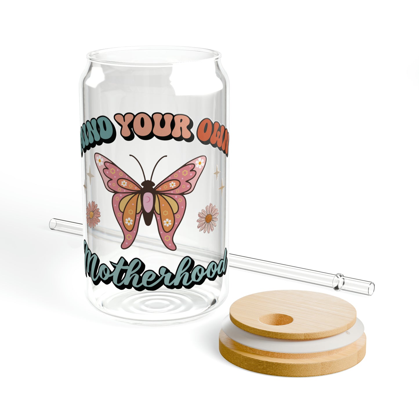 Mind your motherhood, Sipper Glass, 16oz