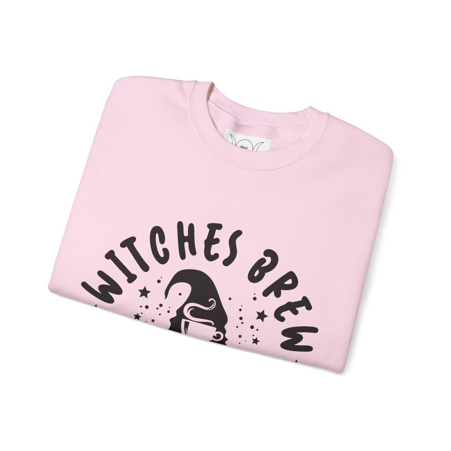 Witch’s brew coffee , ™ Crewneck Sweatshirt ( sleeve design )