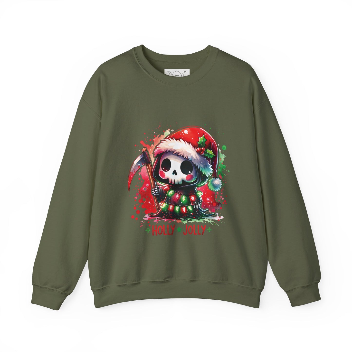 Holly jolly, ™ Crewneck Sweatshirt ( no sleeve design )