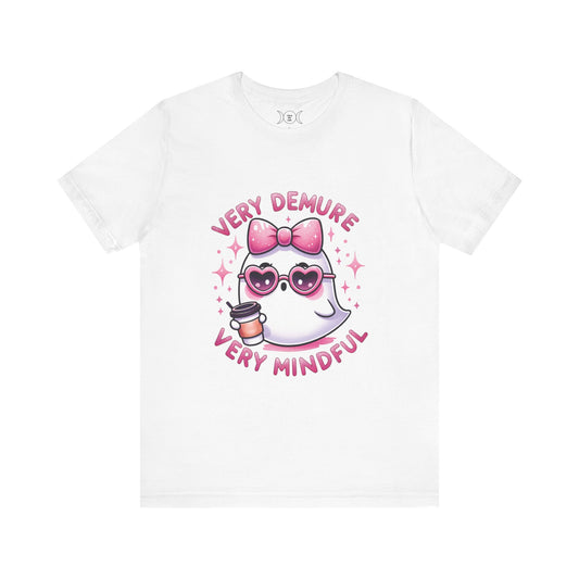 Very demure, Unisex Jersey Short Sleeve Tee (no sleeve design)