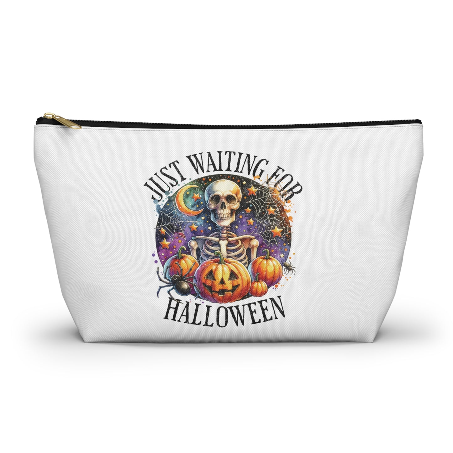 Just waiting for Halloween , Accessory Pouch w T-bottom