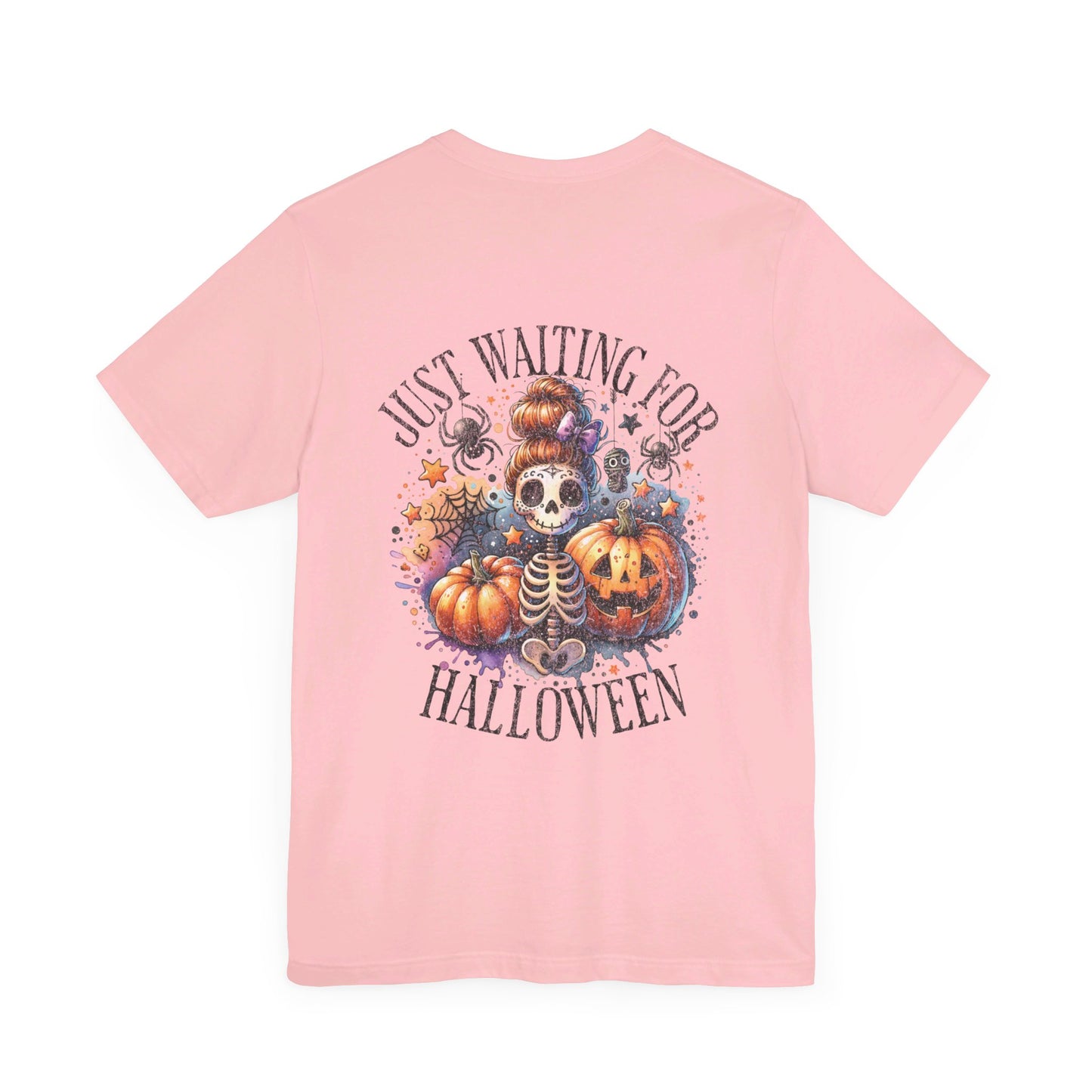 Just waiting for Halloween, Unisex Jersey Short Sleeve Tee (no sleeve design)