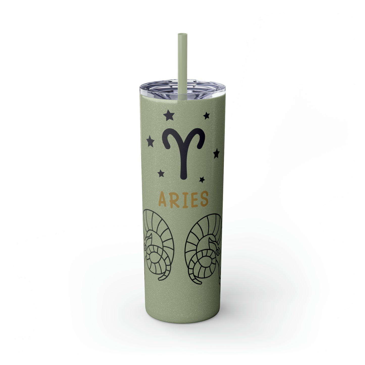 Aries, Skinny Tumbler with Straw, 20oz