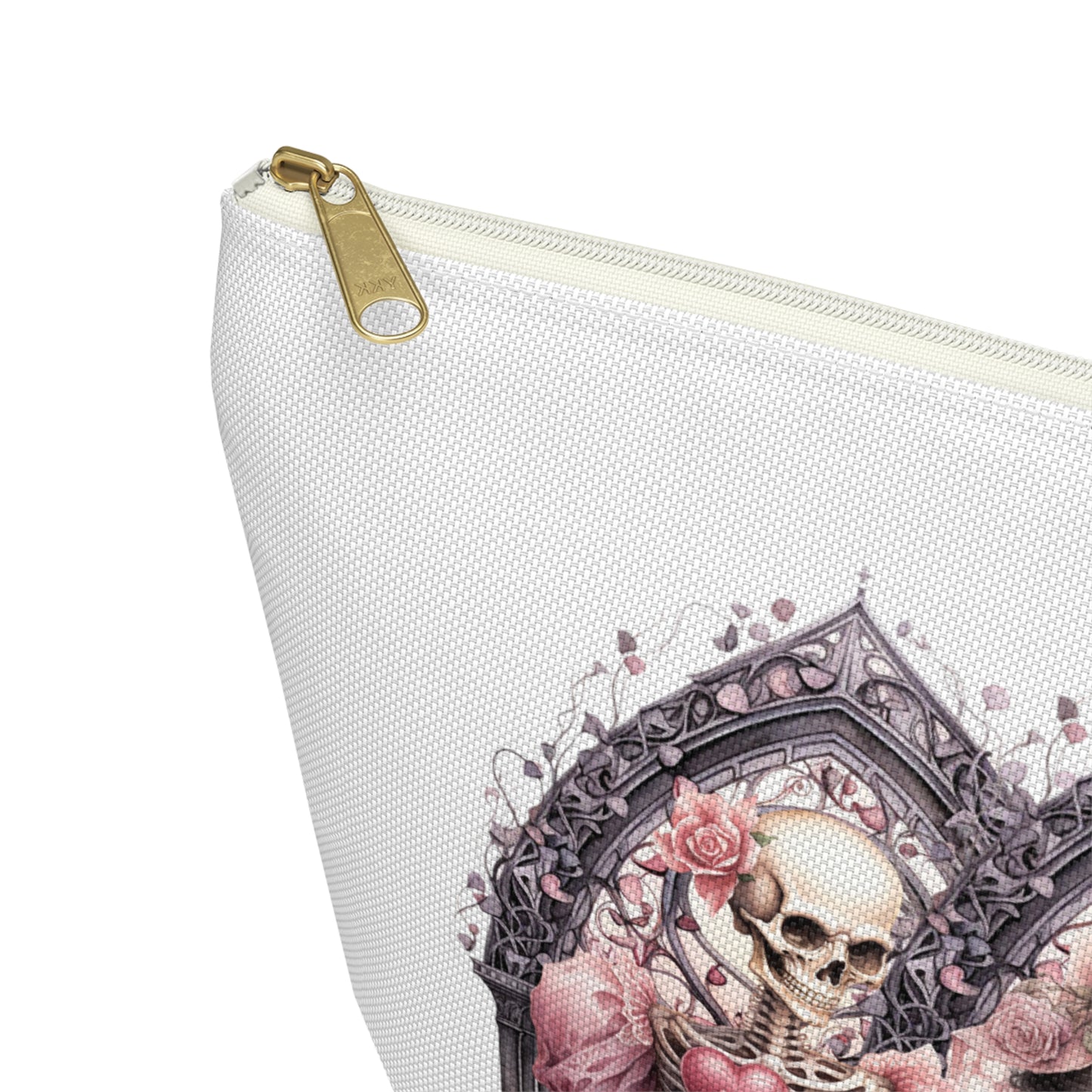 Even in death… we never part, Accessory Pouch w T-bottom