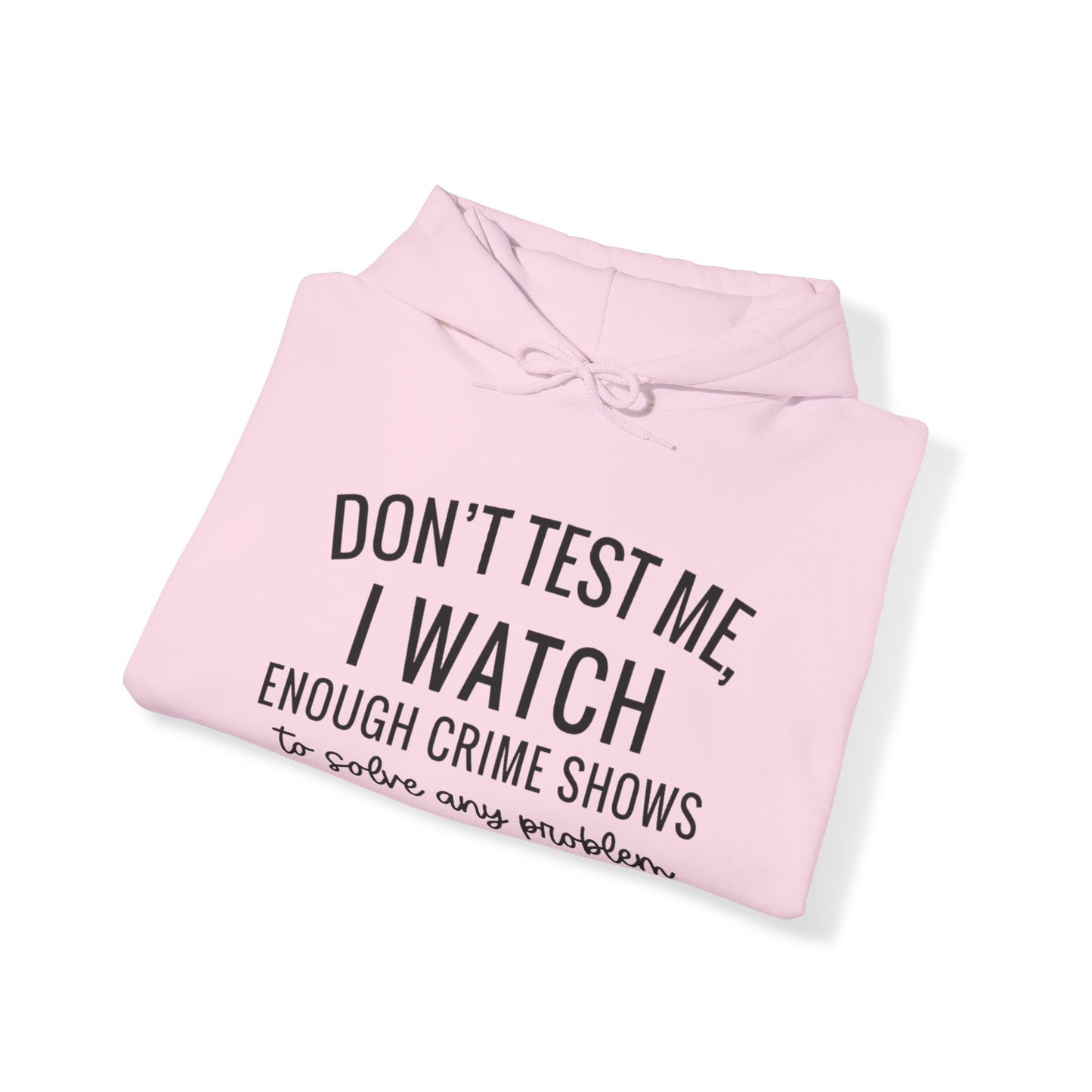 True crime watcher, Unisex Heavy Blend™ Hooded Sweatshirt (no side arm design)