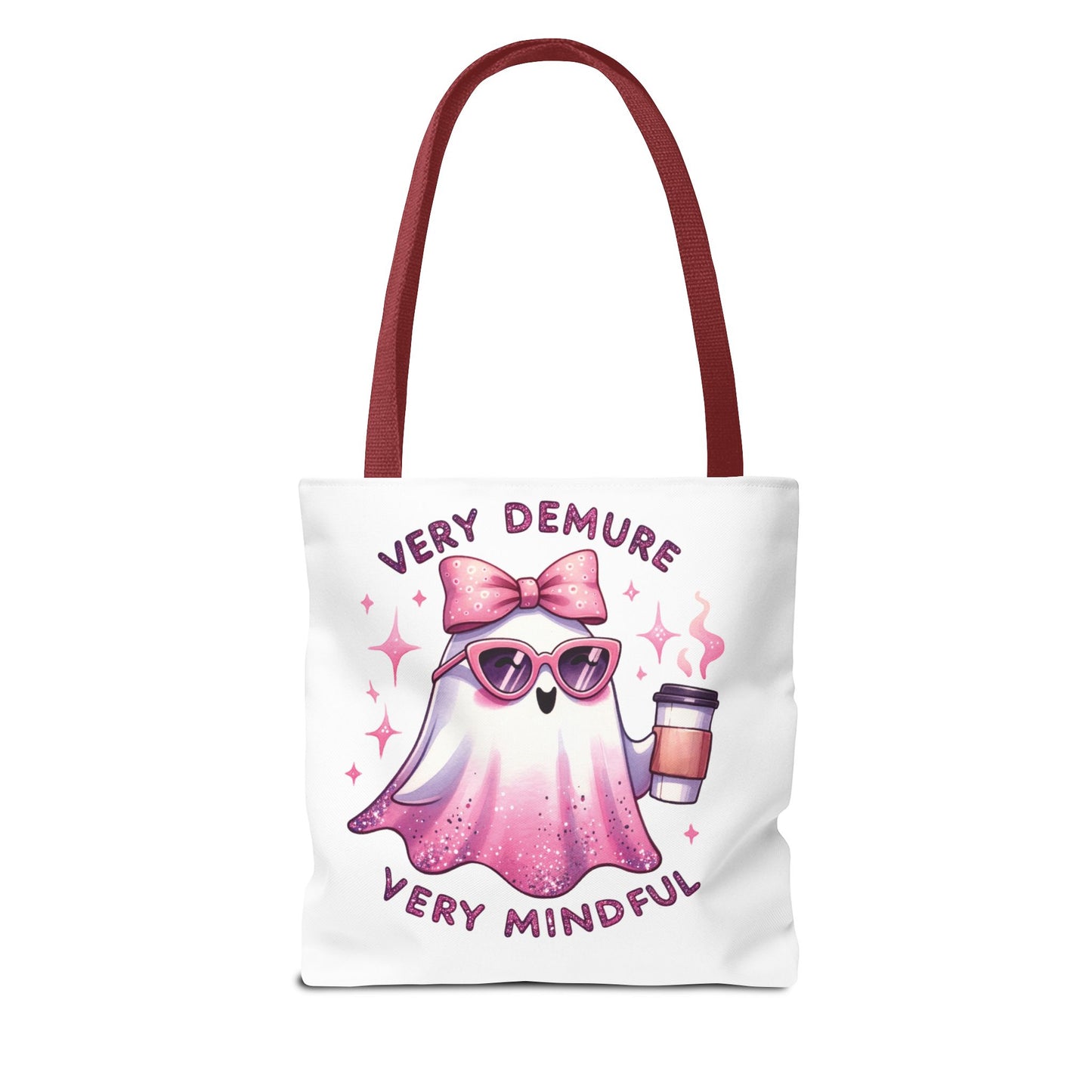 Very demure, Tote Bag (AOP)