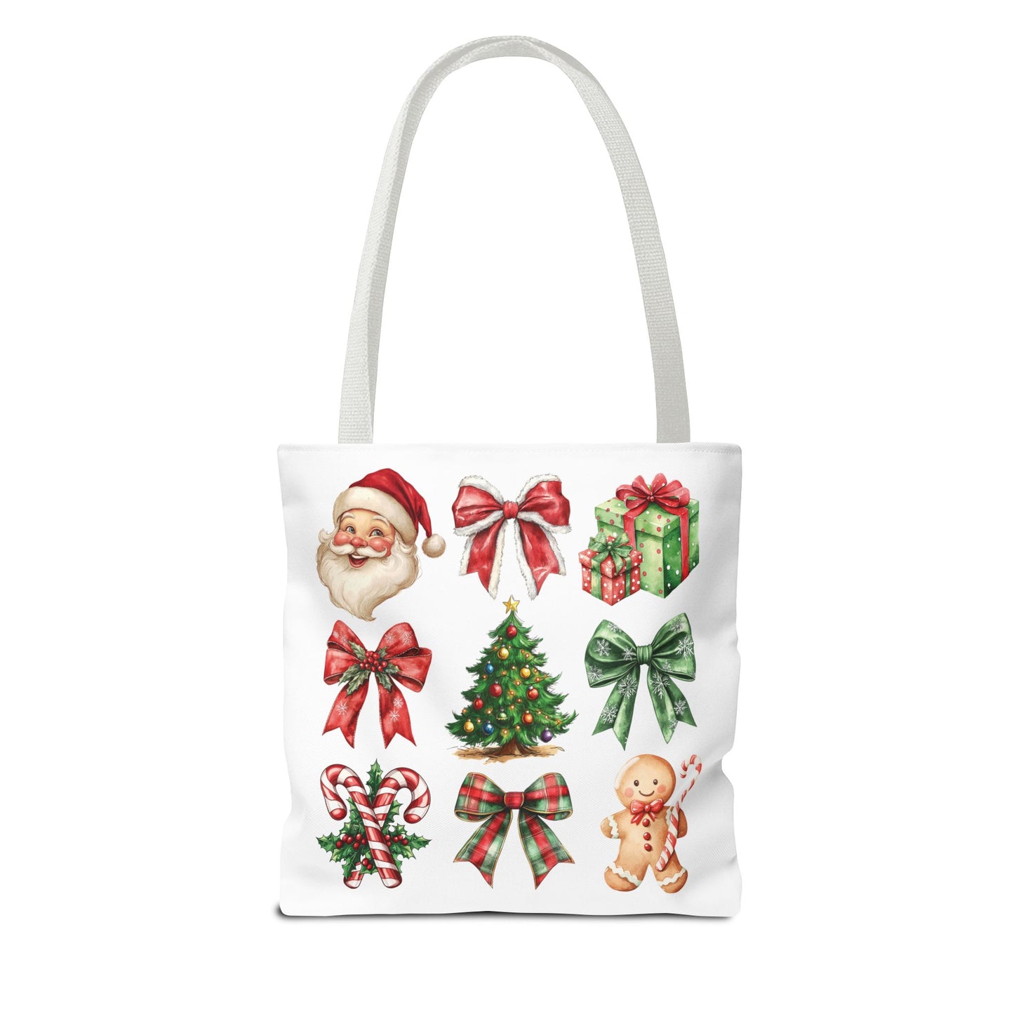 Christmas and bows, Tote Bag (AOP)