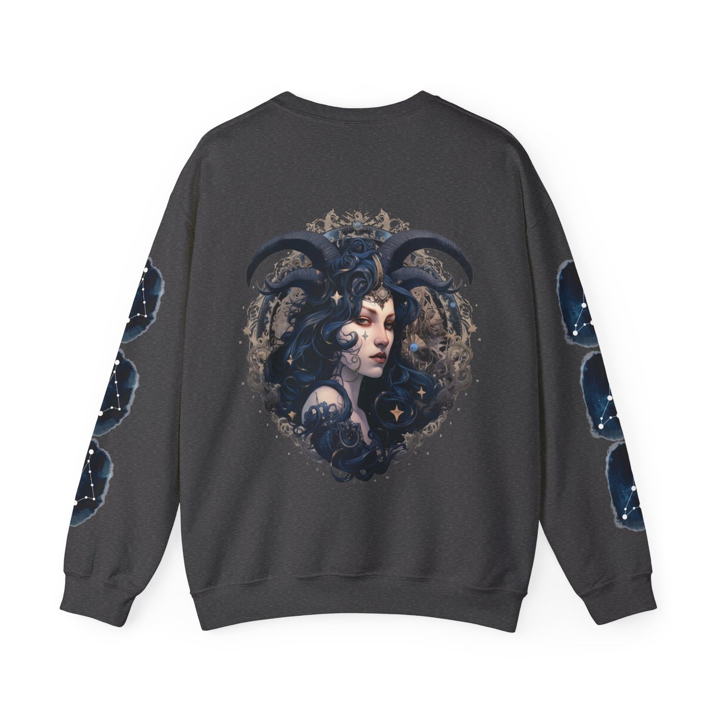 Capricorn , ™ Crewneck Sweatshirt ( side arm design)