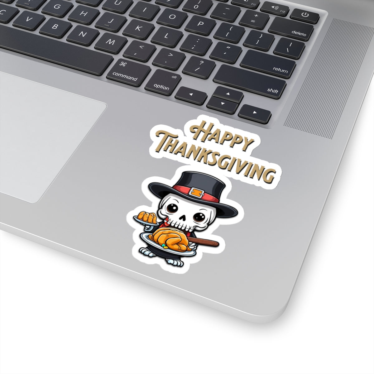 Happy thanksgiving, Kiss-Cut Stickers