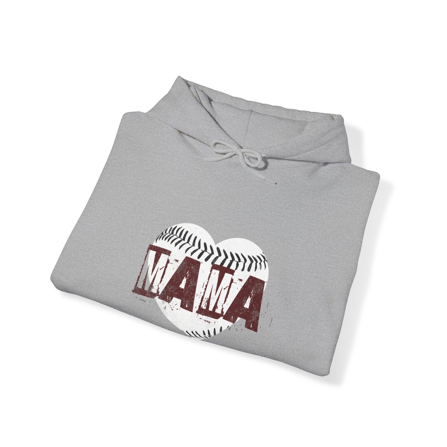 Baseball mama,  Unisex Heavy Blend™ Hooded Sweatshirt (no side arm design)