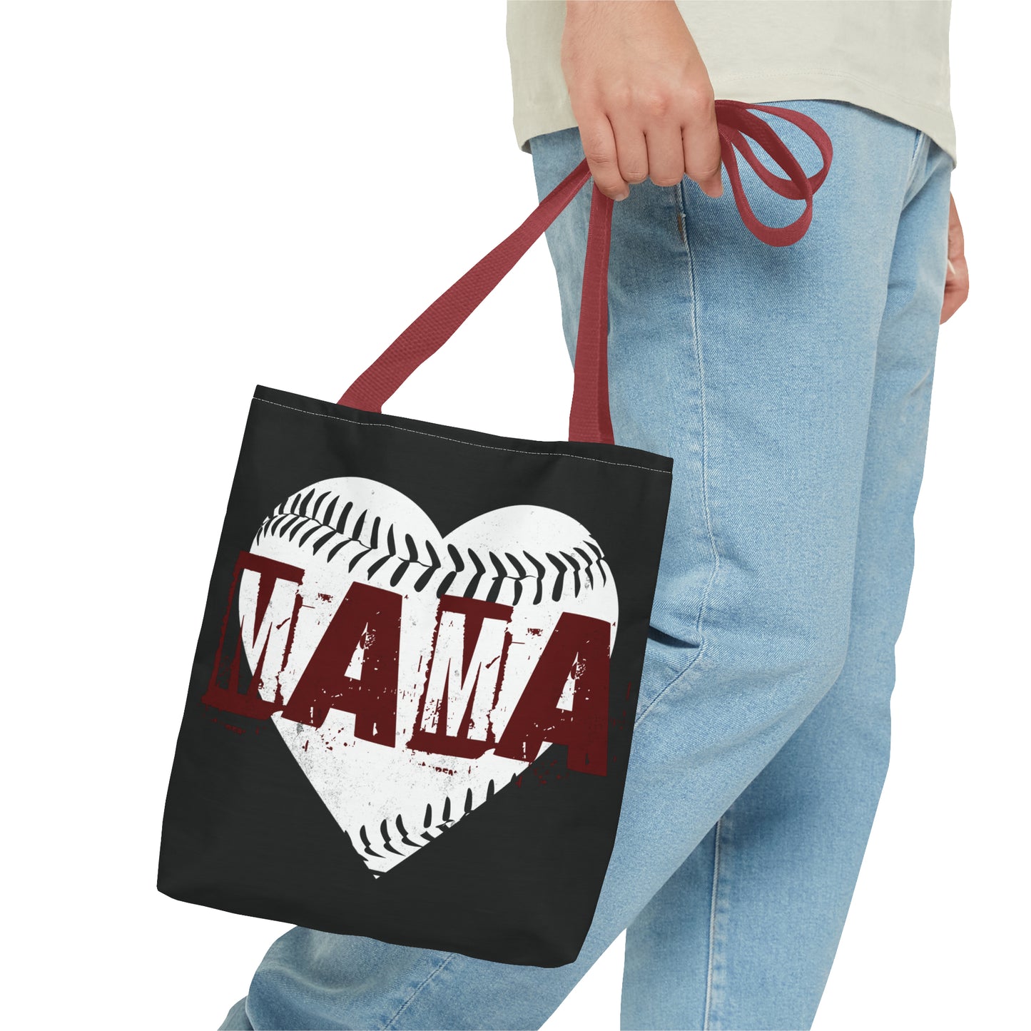 Baseball mama, Tote Bag (AOP)