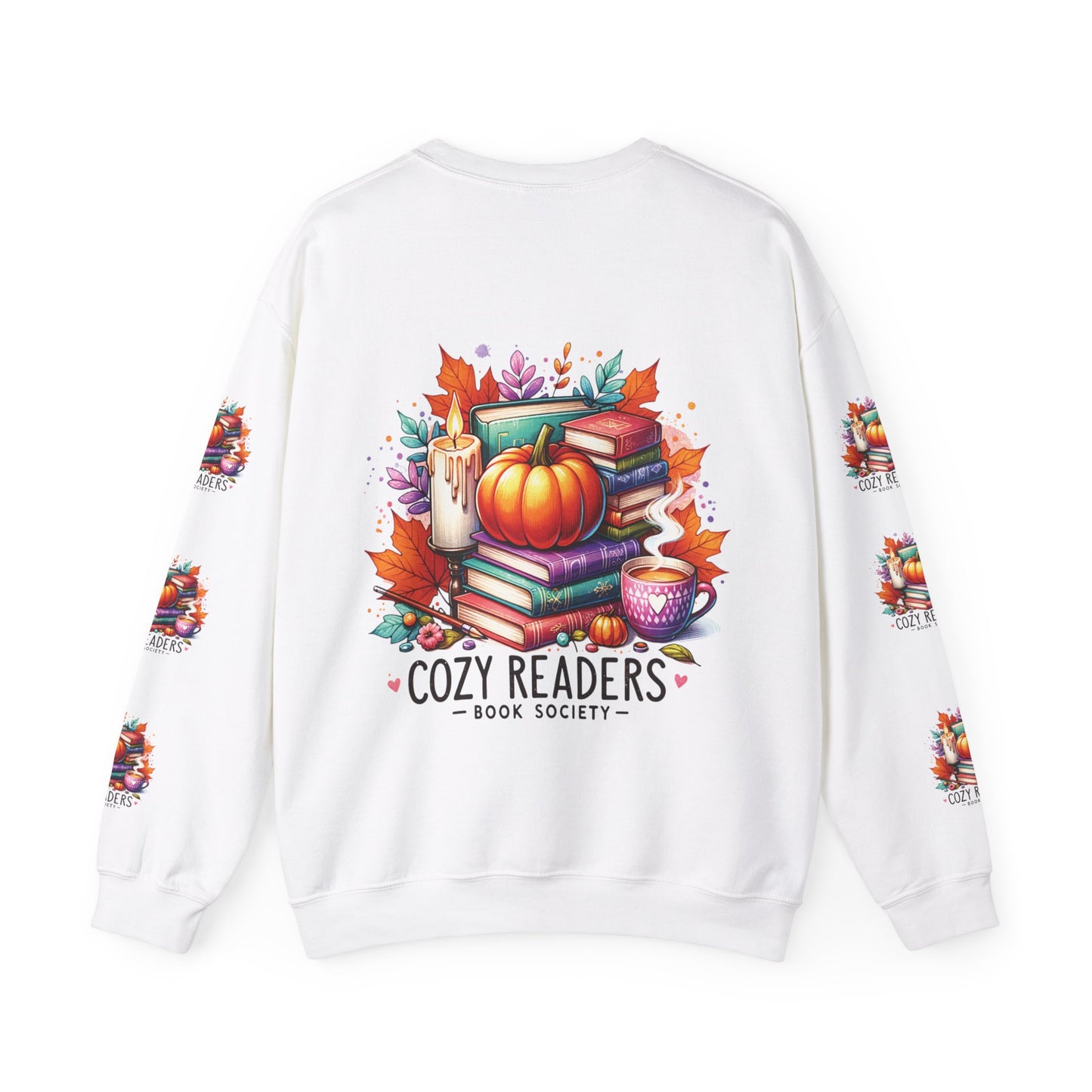 Cozy reader book society, ™ Crewneck Sweatshirt ( no sleeve design )