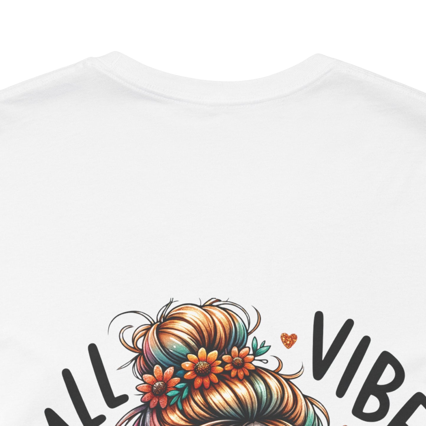 Fall vibes, Unisex Jersey Short Sleeve Tee (no arm design)