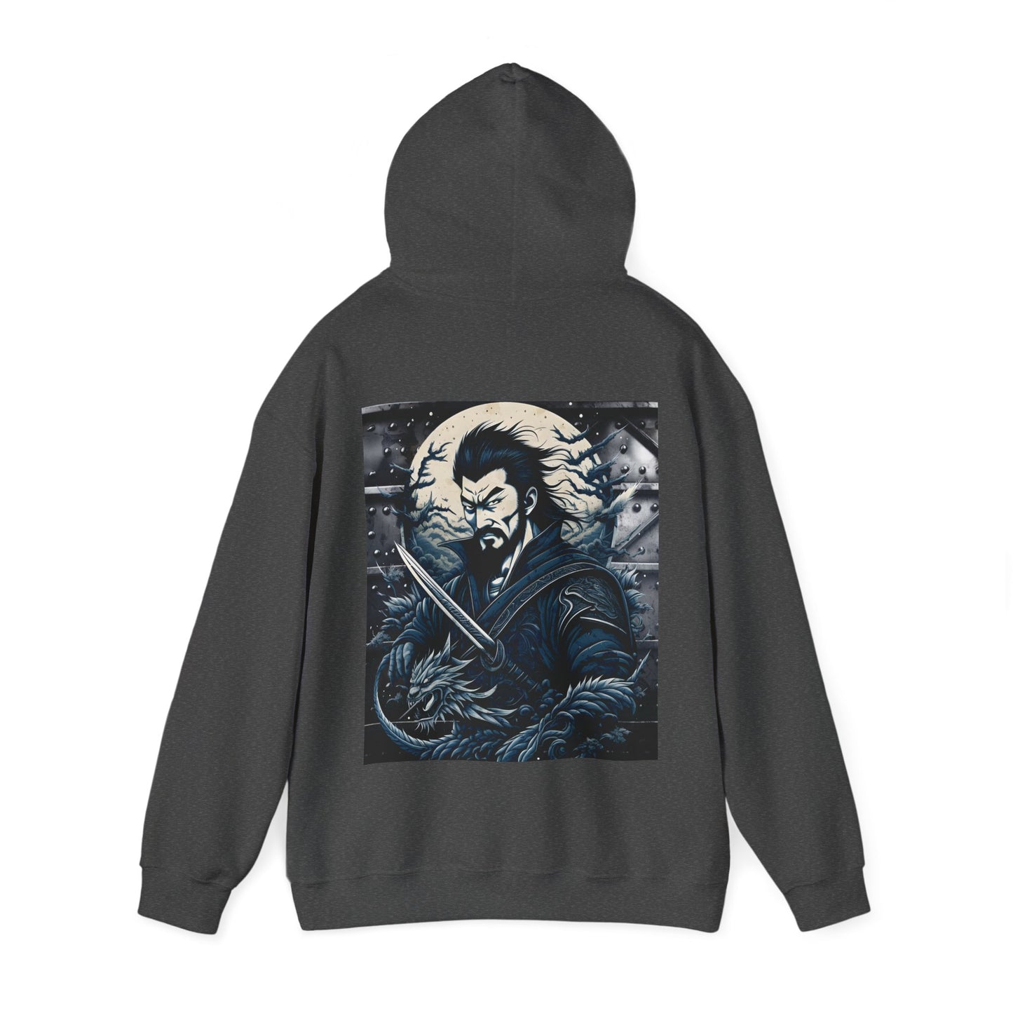 The warrior, Unisex Heavy Blend™ Hooded Sweatshirt ( no side arm design)