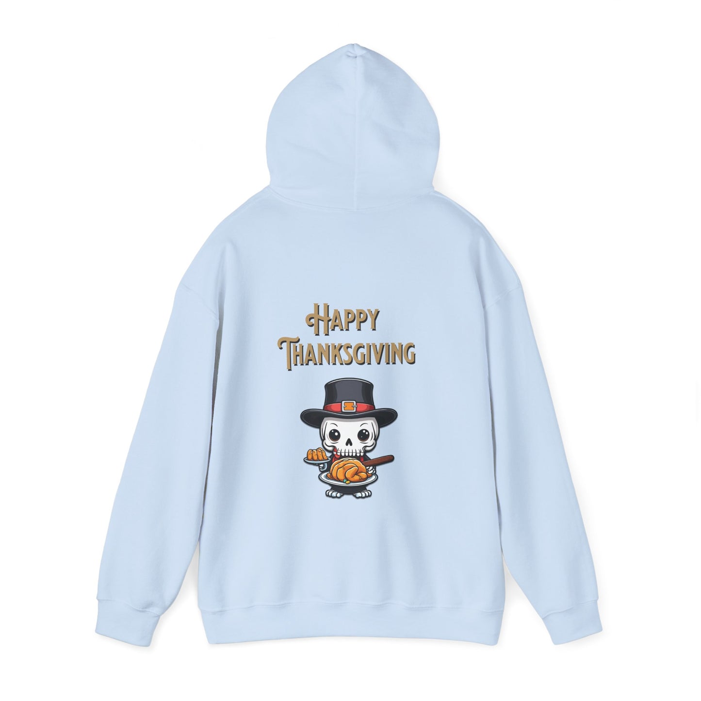 Happy thanksgiving ,  Unisex Heavy Blend™ Hooded Sweatshirt (no side arm design)