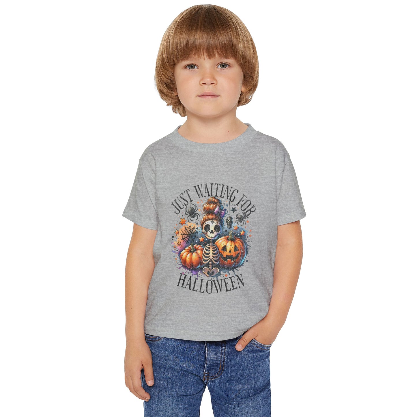 Just waiting for Halloween, Heavy Cotton™ Toddler T-shirt