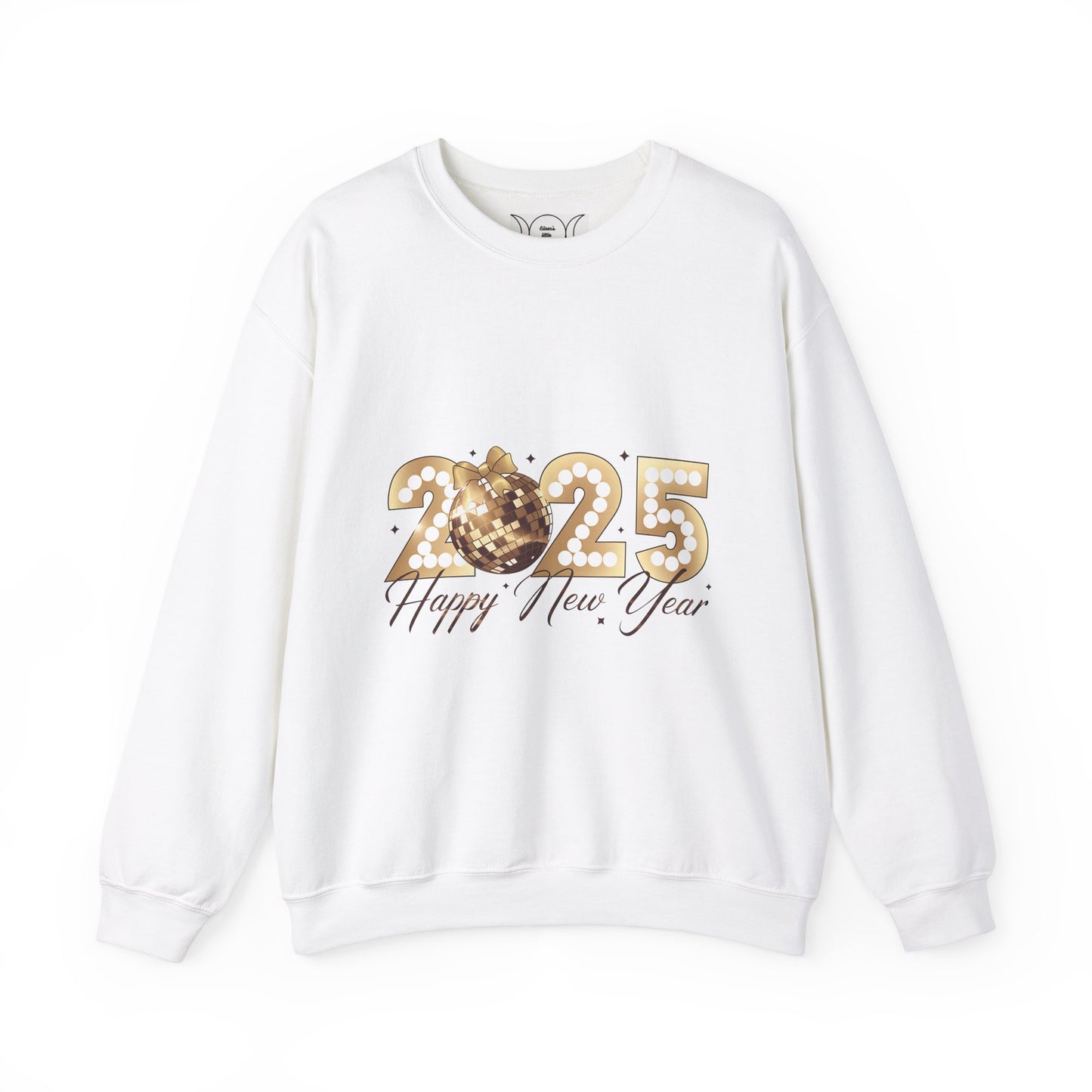 Happy year, Unisex Heavy Blend™ Crewneck Sweatshirt ( no sleeve design)