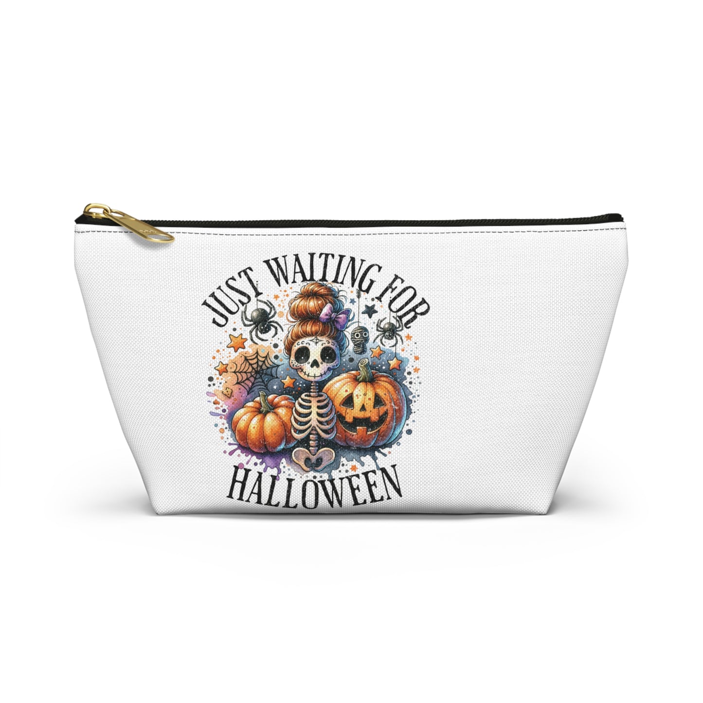 Just waiting for Halloween , Accessory Pouch w T-bottom