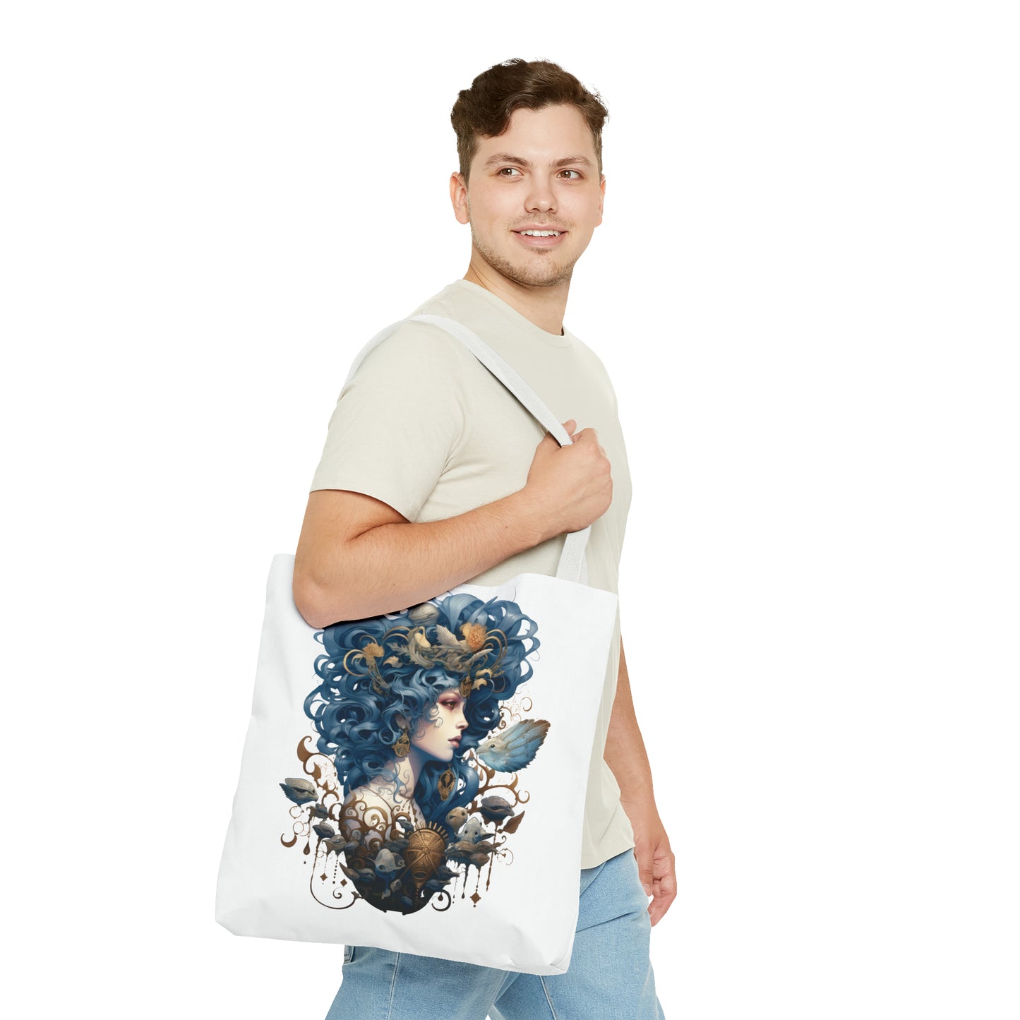 Aquarius, Tote Bag (AOP)