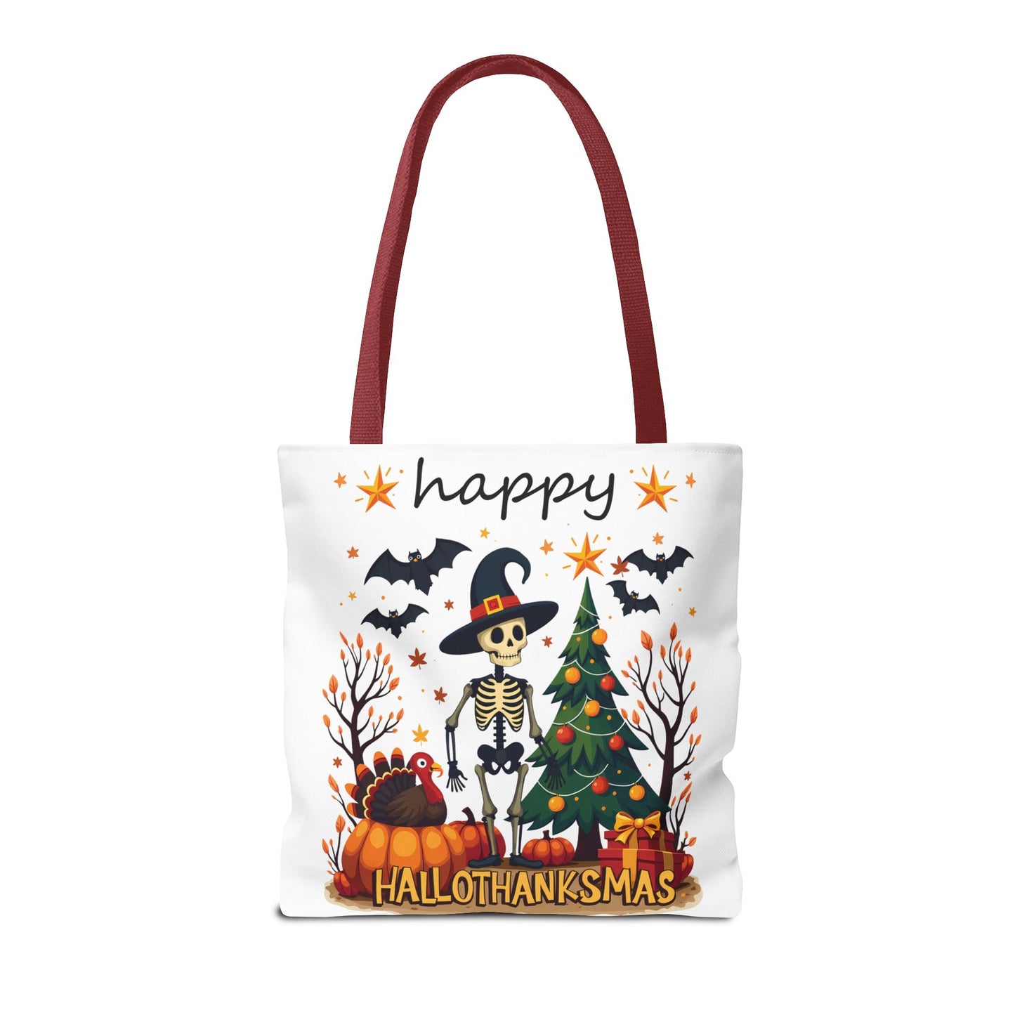 Happy hellothanksmas, Tote Bag (AOP)