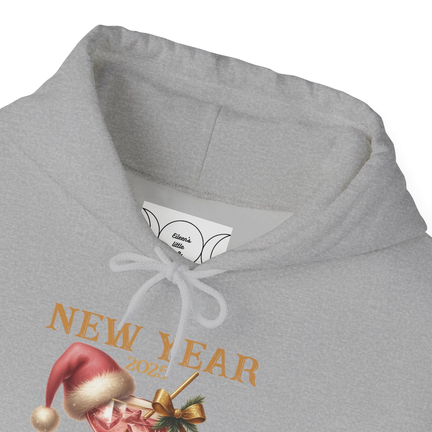 New year, same hot mess, Unisex Heavy Blend™ Hooded Sweatshirt (no sleeve arm design)