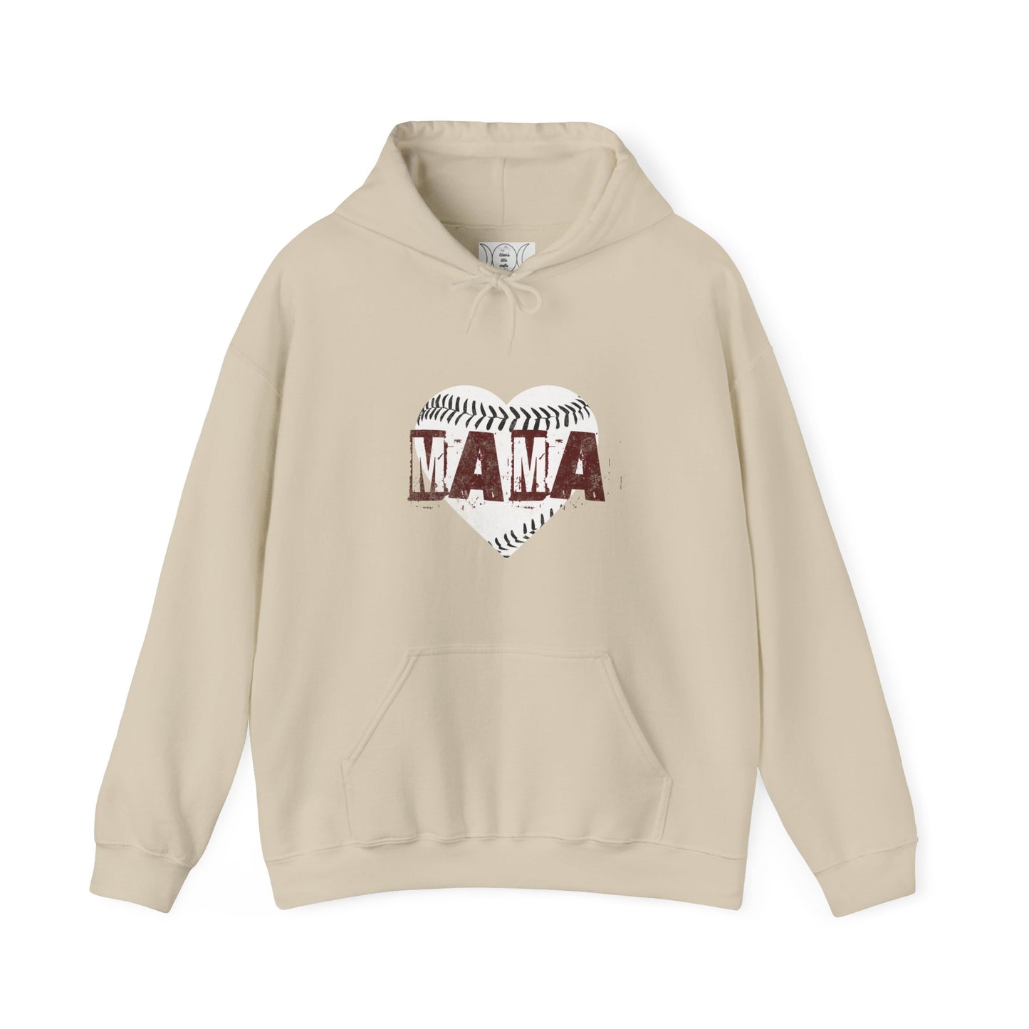 Baseball mama,  Unisex Heavy Blend™ Hooded Sweatshirt (no side arm design)