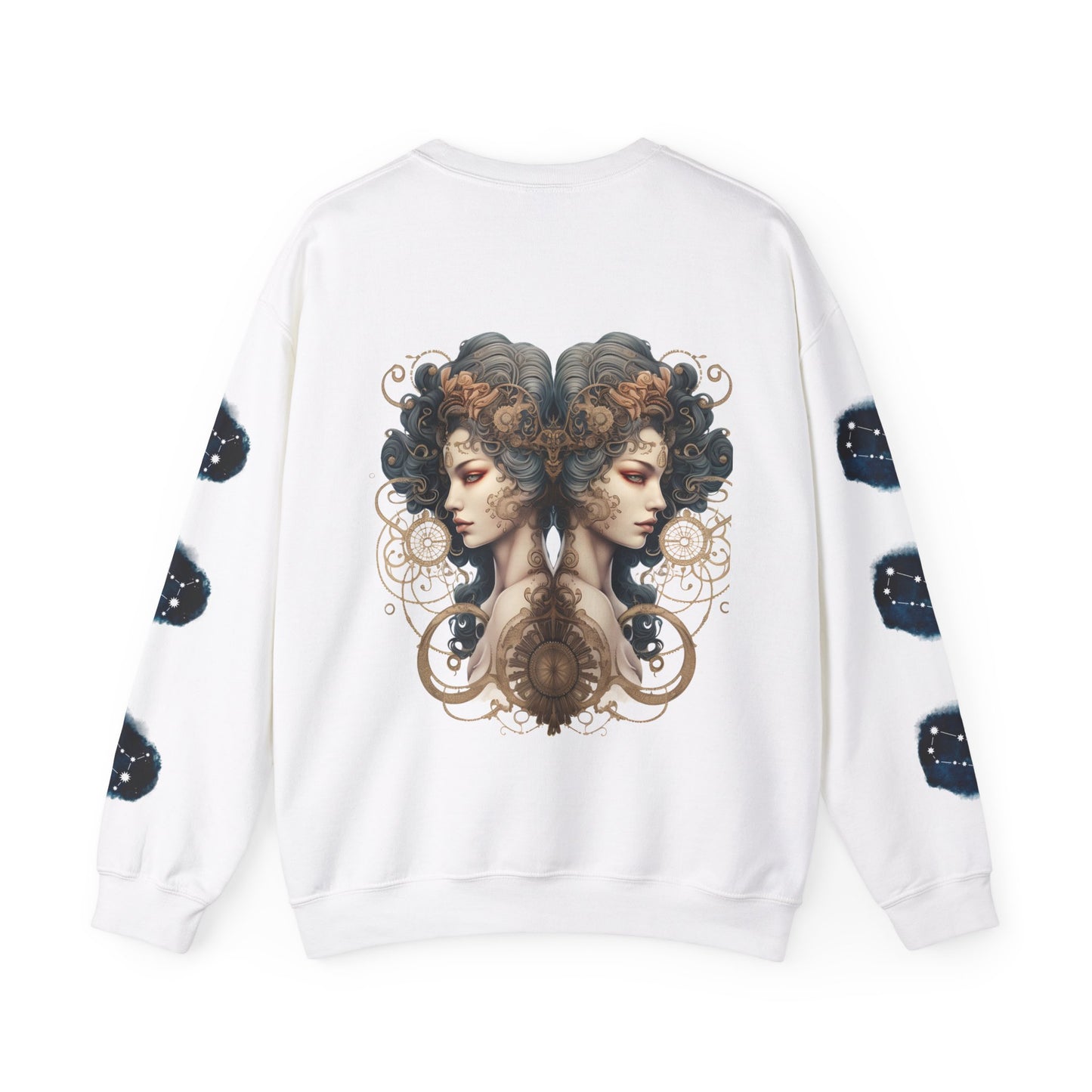 Gemini , ™ Crewneck Sweatshirt ( side arm design)