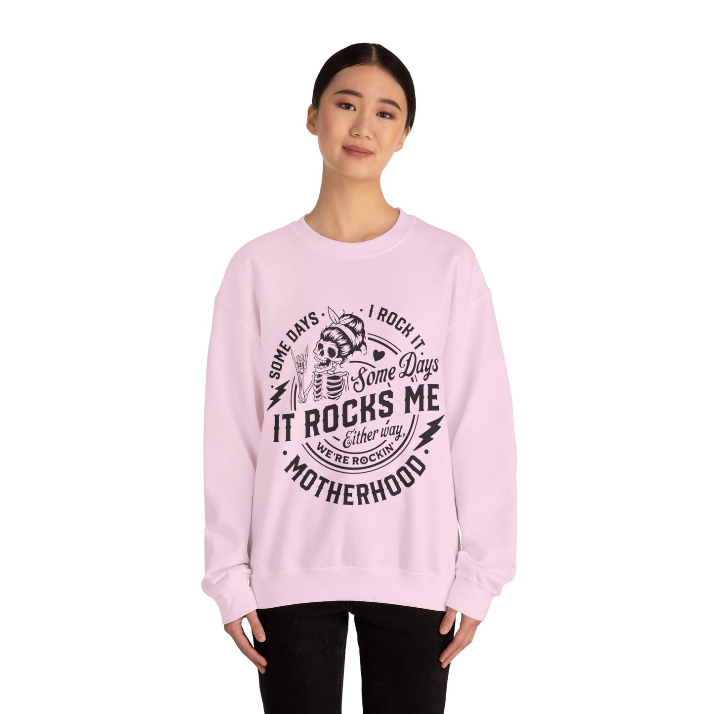 Rocking motherhood, ™ Crewneck Sweatshirt ( no arm design)