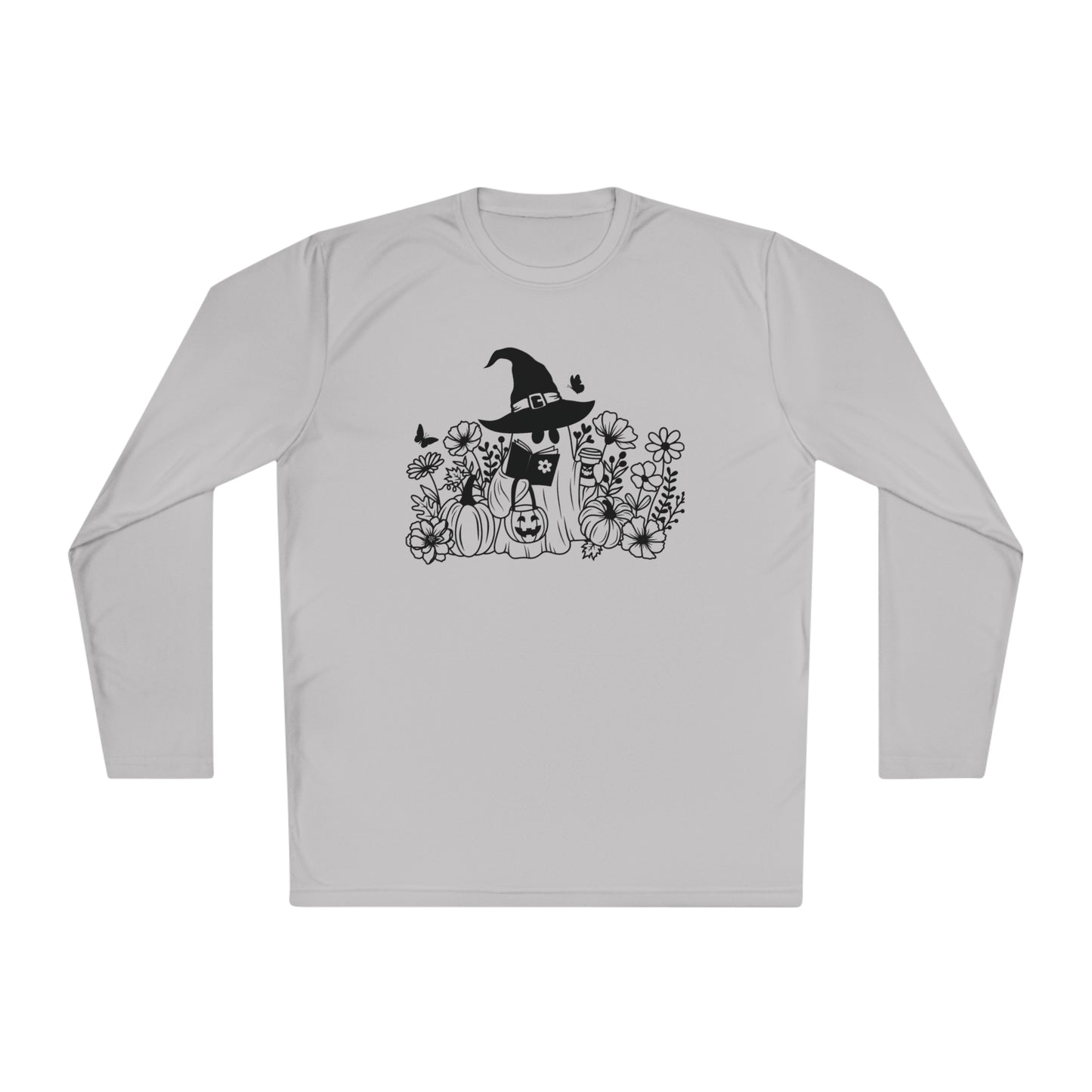 Cozy boo reading,  Unisex Lightweight Long Sleeve Tee