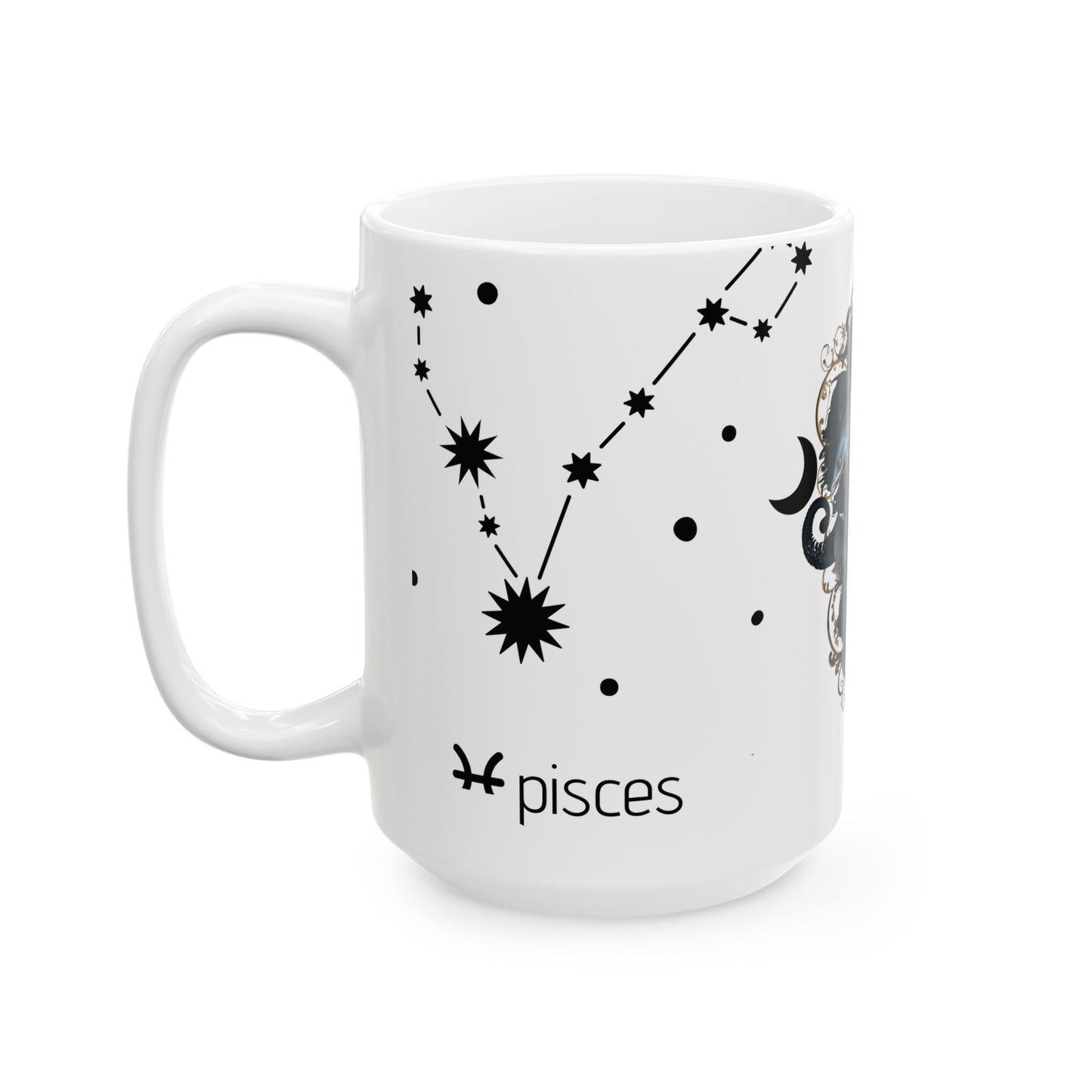 Pisces, Ceramic Mug, 11oz & 15 oz