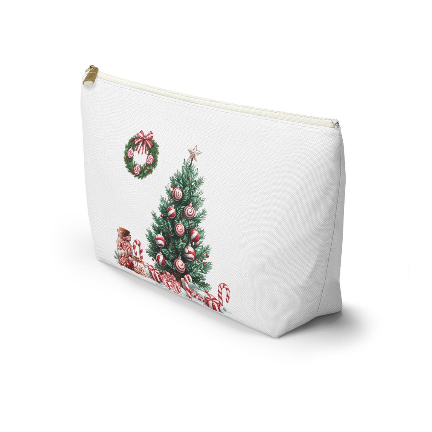 Peppermint Christmas,  Accessory Pouch w T-bottoms