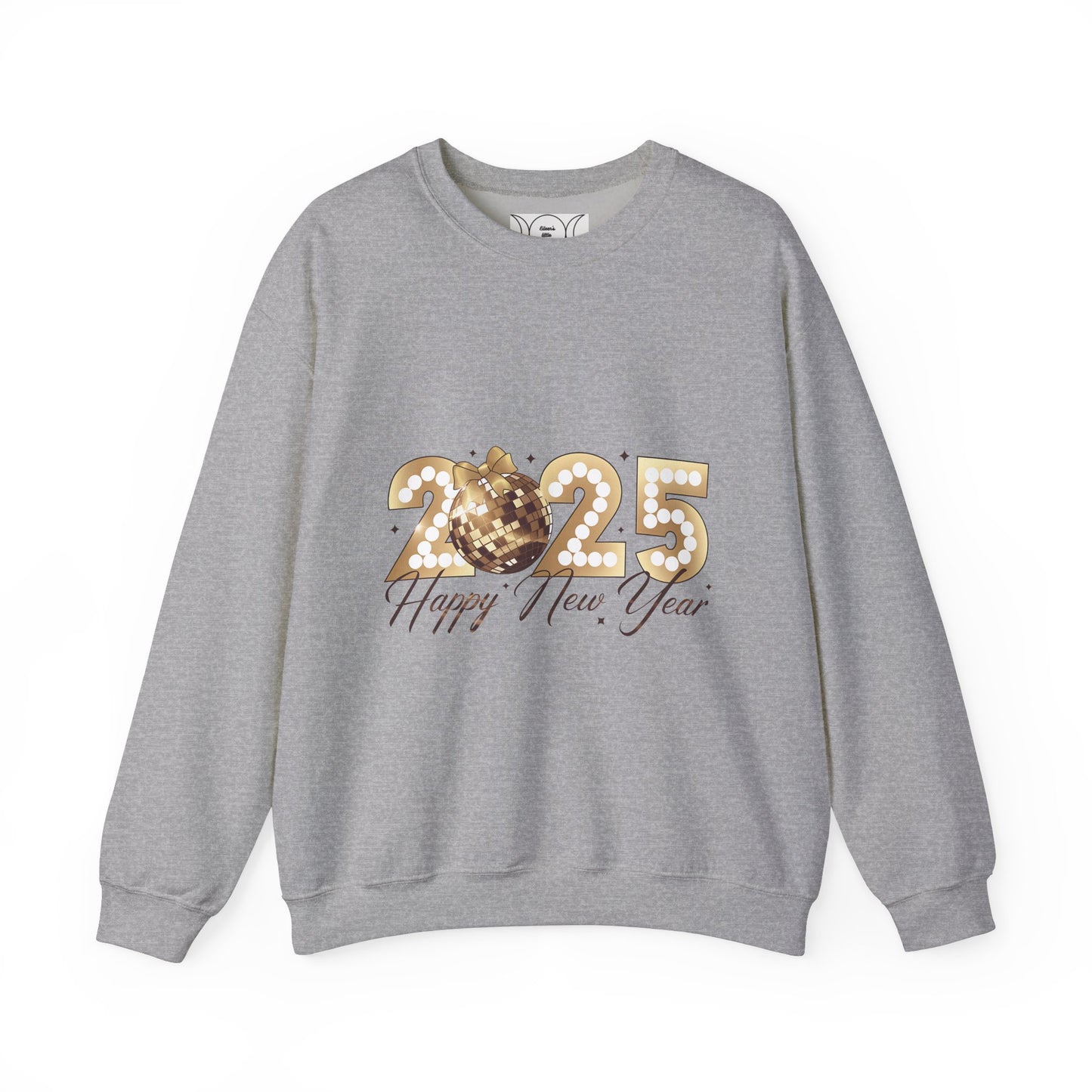 Happy year, Unisex Heavy Blend™ Crewneck Sweatshirt ( no sleeve design)