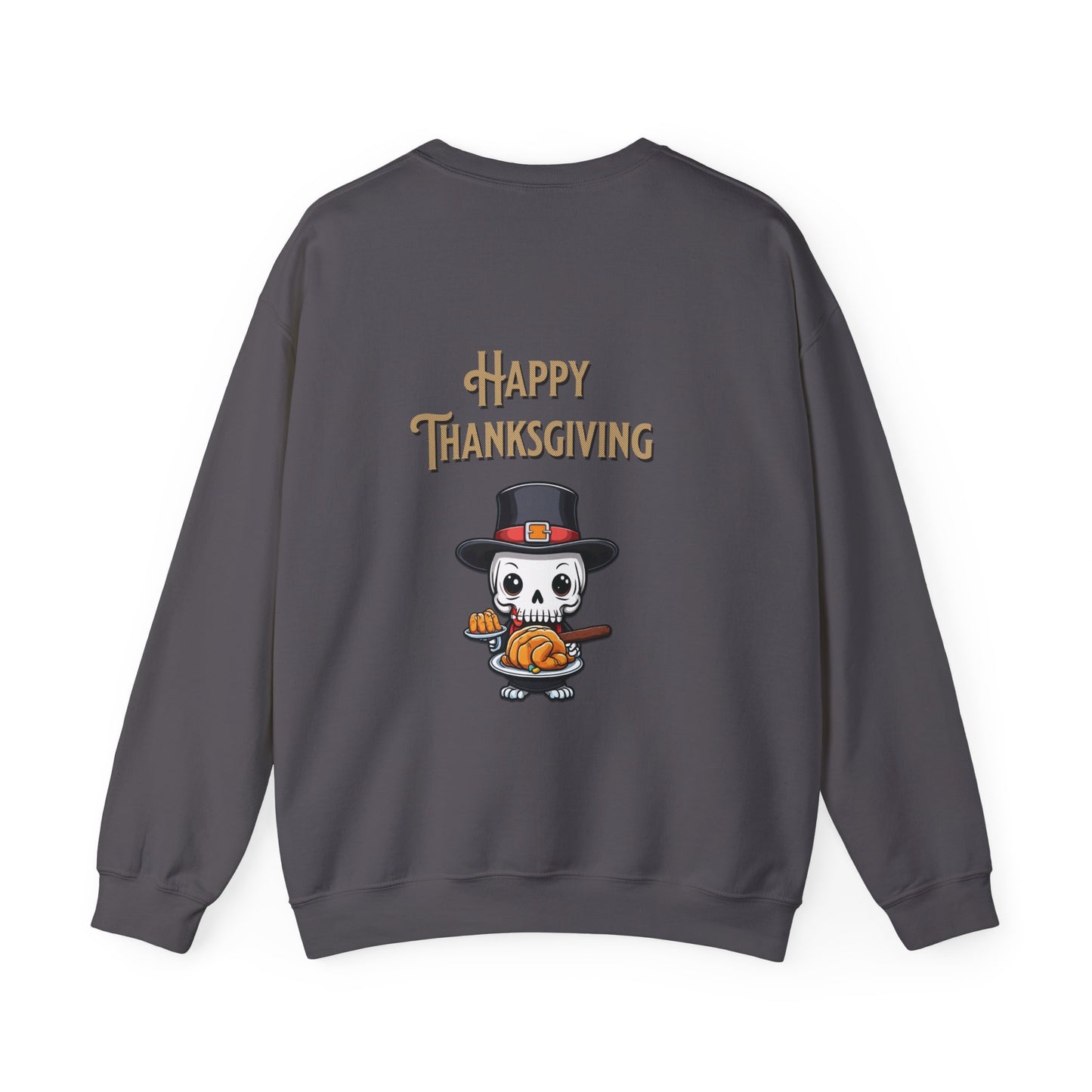 Happy thanksgiving, ™ Crewneck Sweatshirt ( sleeve design )