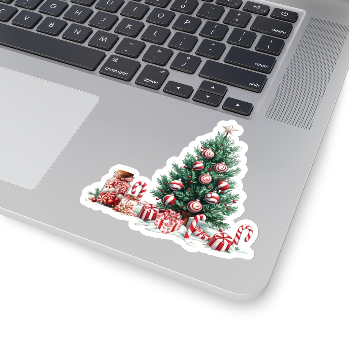 Peppermint Christmas, Kiss-Cut Stickers