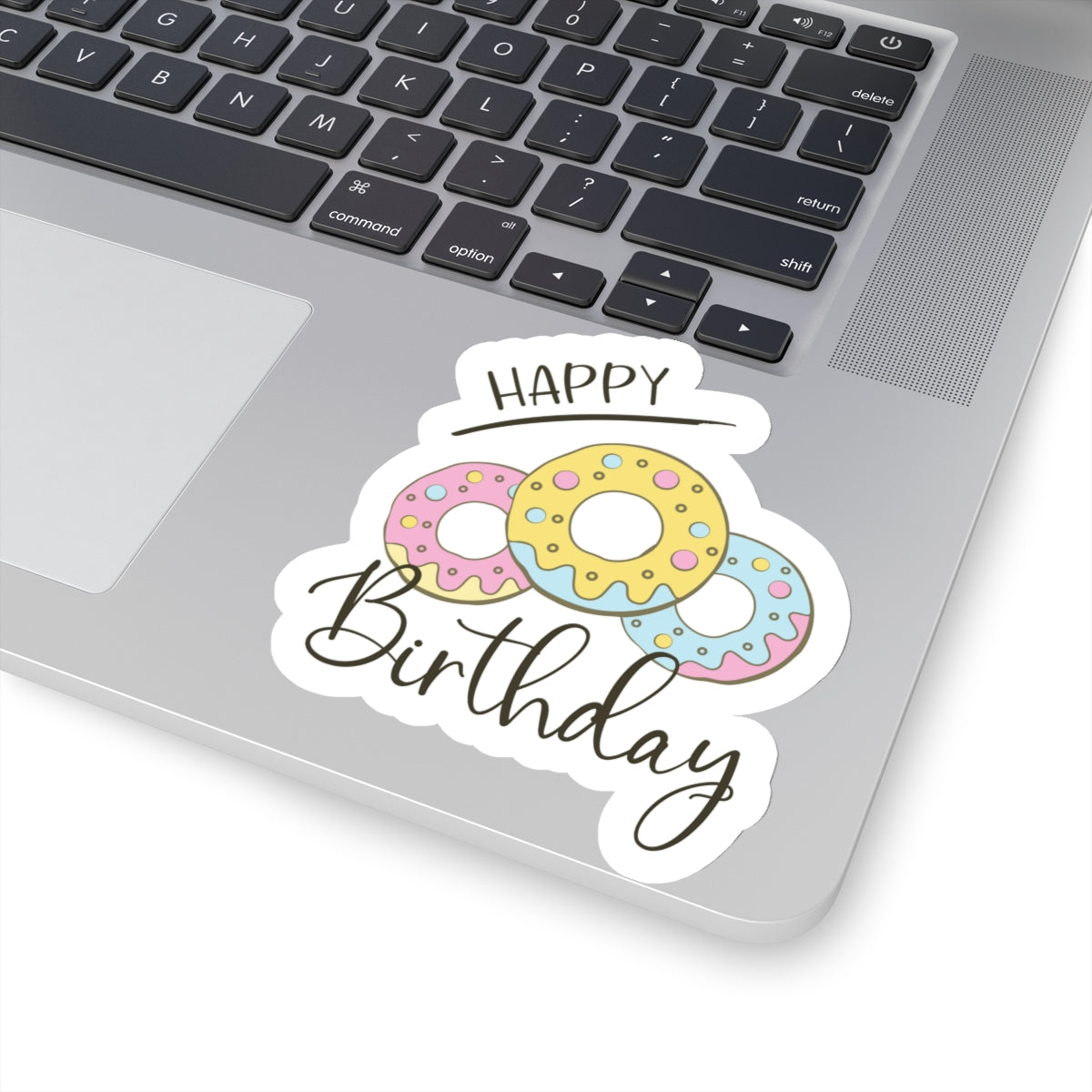 Happy birthday donuts, Kiss-Cut Stickers