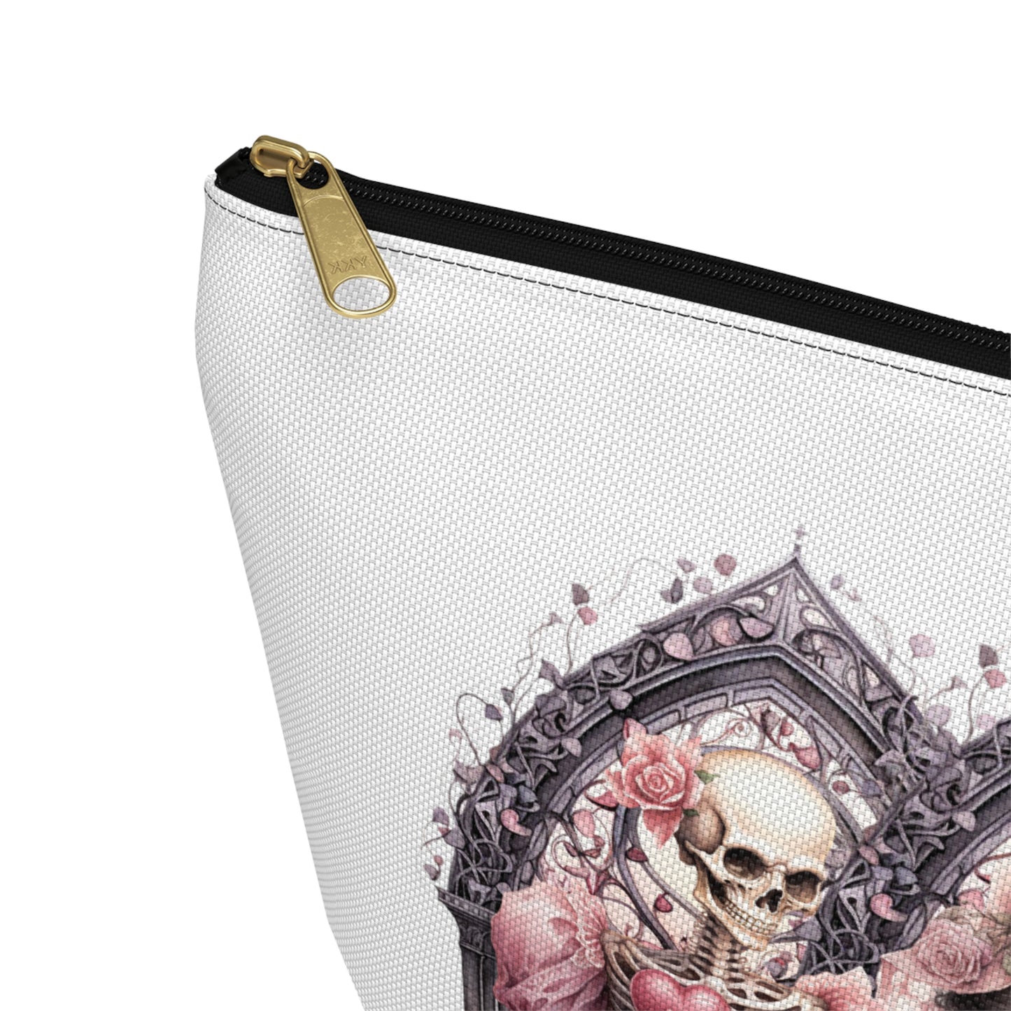 Even in death… we never part, Accessory Pouch w T-bottom