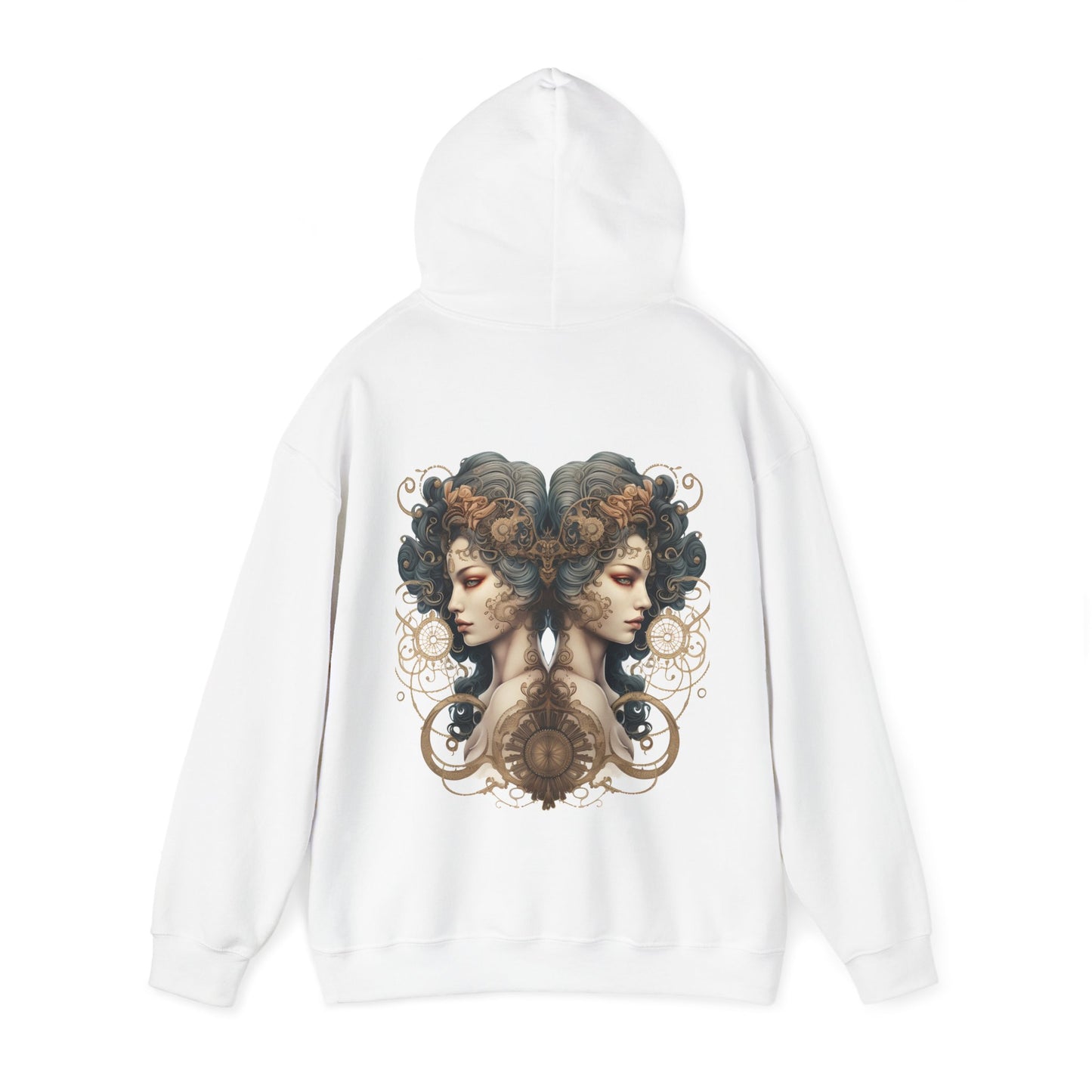 Gemini ,  Unisex Heavy Blend™ Hooded Sweatshirt (no side arm design)