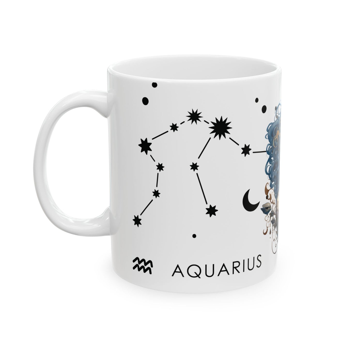 Aquarius,Ceramic Mug, 11oz & 15 oz