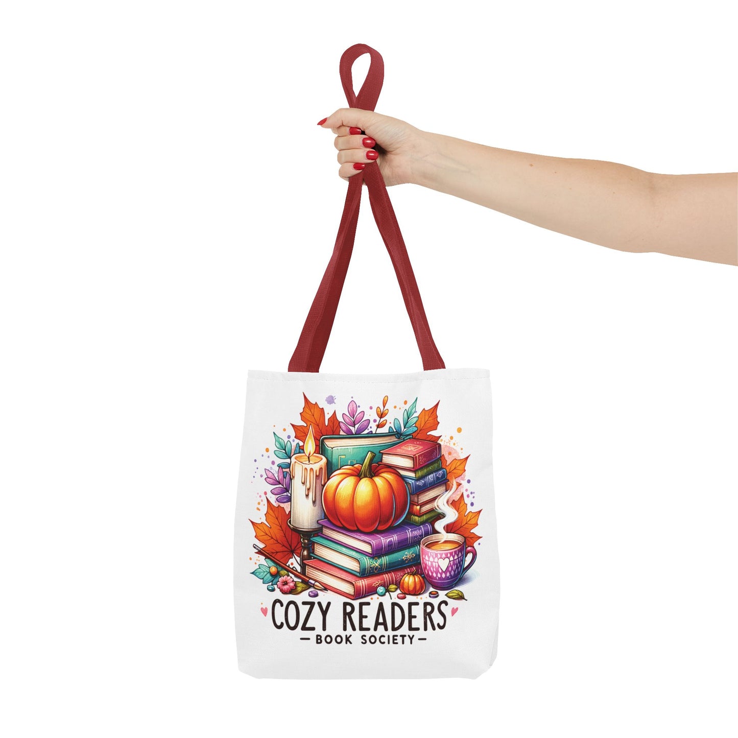 Cozy reader book society Tote Bag (AOP)