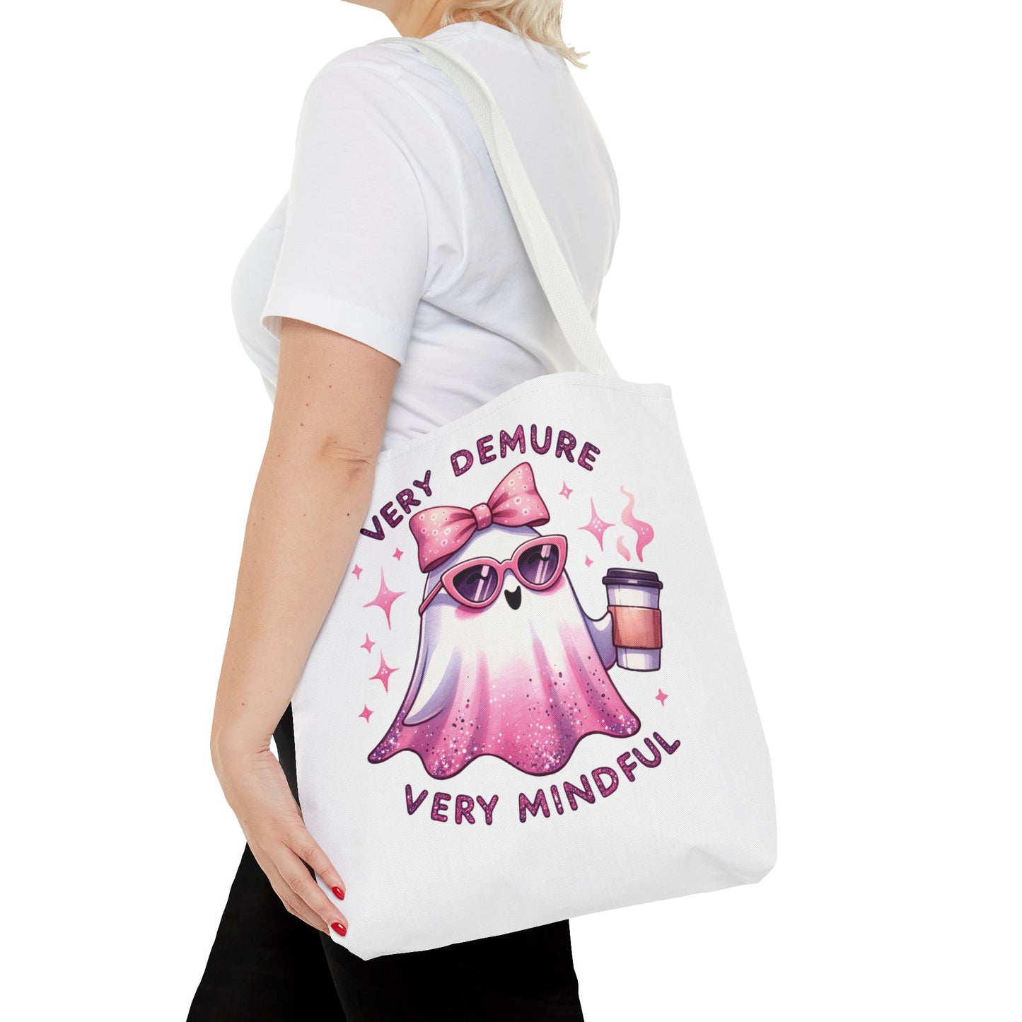 Very demure, Tote Bag (AOP)