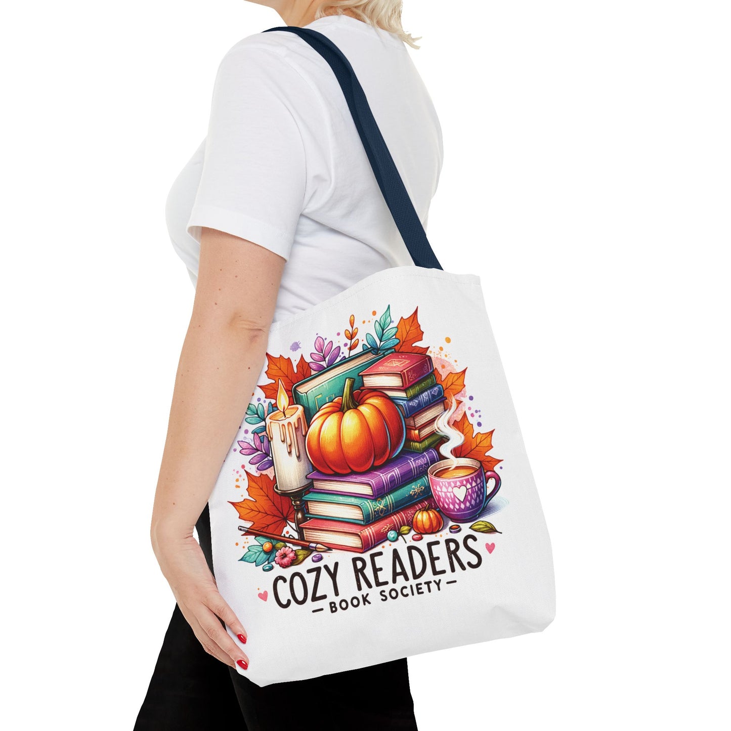 Cozy reader book society Tote Bag (AOP)