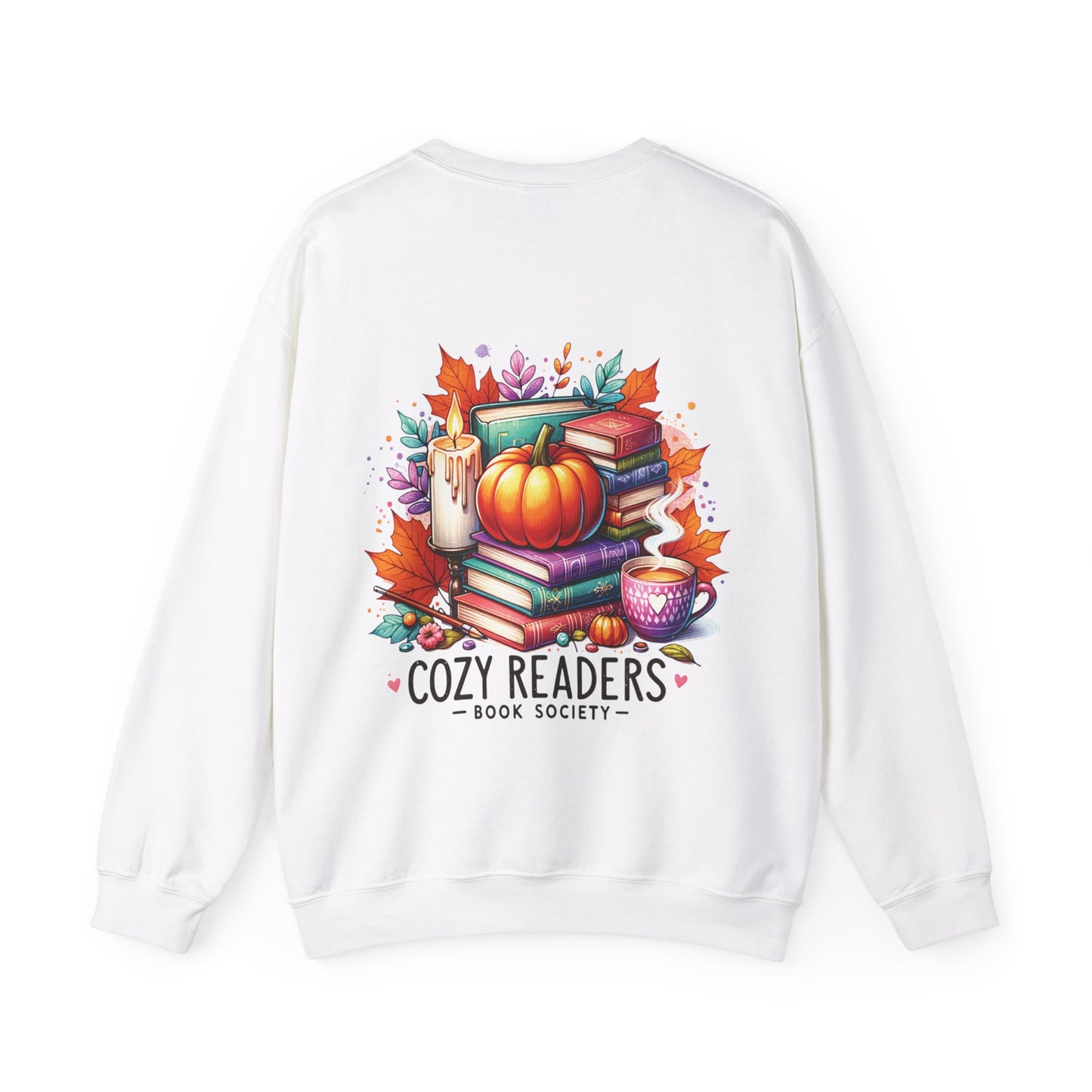 Cozy reader book society, ™ Crewneck Sweatshirt ( no sleeve design )