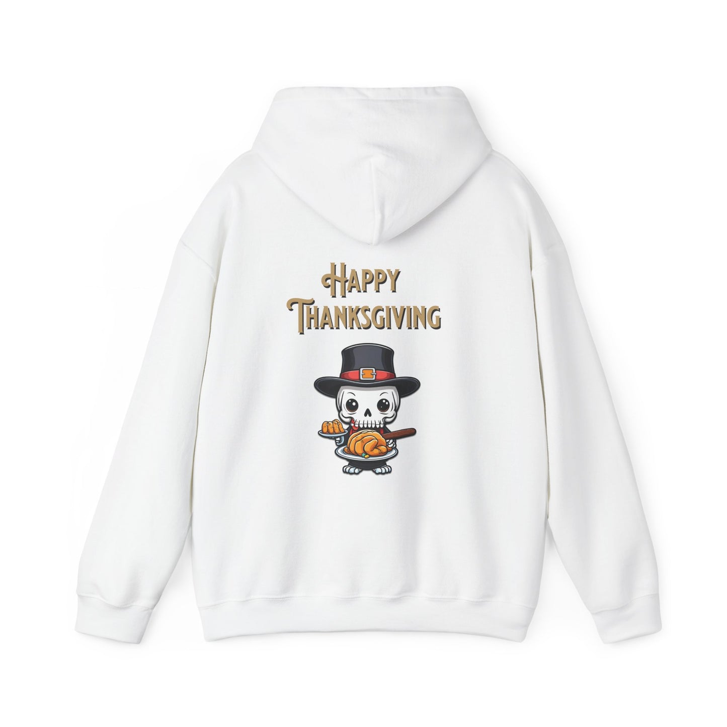 Happy thanksgiving ,  Unisex Heavy Blend™ Hooded Sweatshirt (no side arm design)