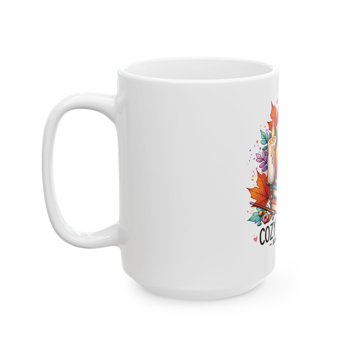 Cozy reader book society,  Ceramic Mug 11oz & 15 oz