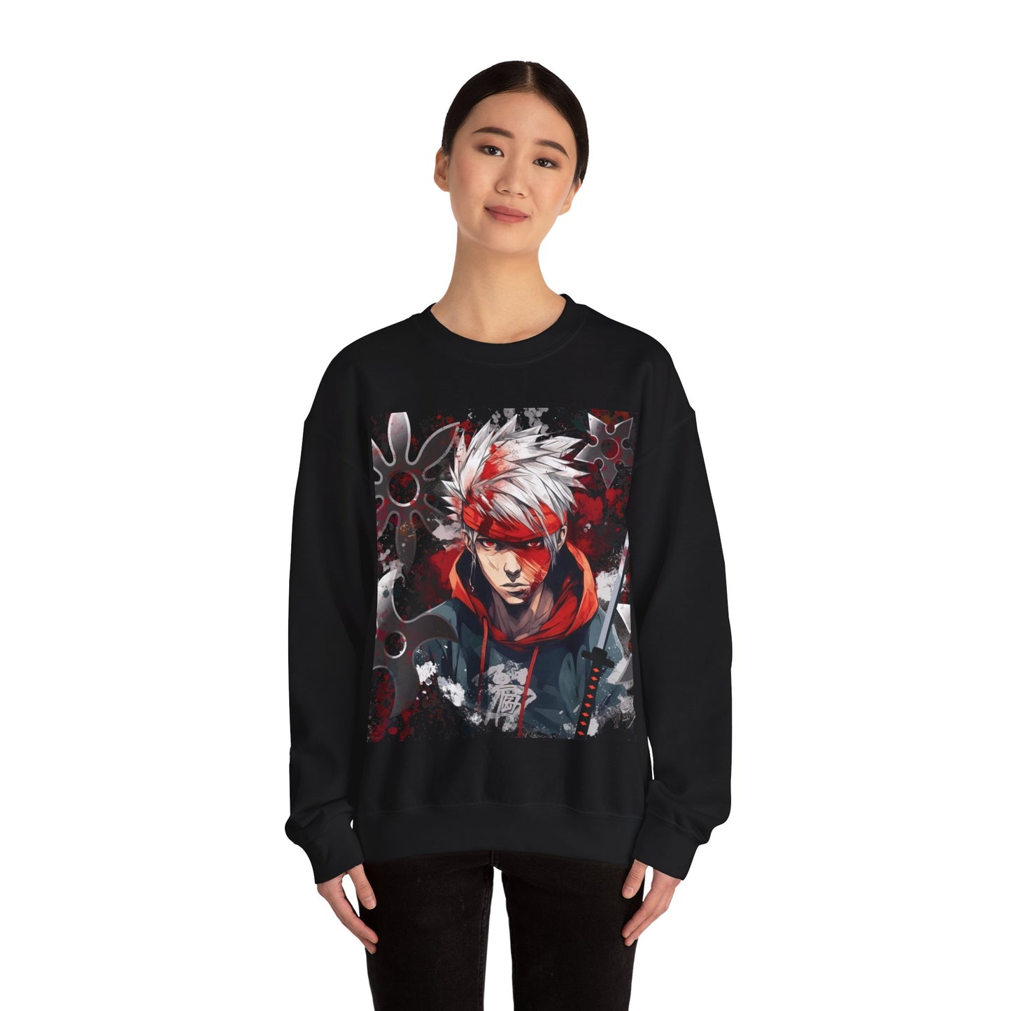 Fight Unisex Heavy Blend™ Crewneck Sweatshirt (no side arm design)