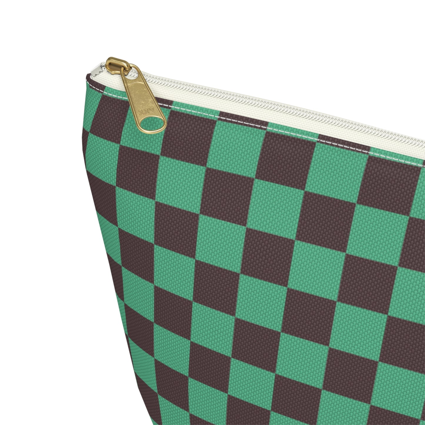 Black & green checkers   Accessory Pouch w T-bottoms