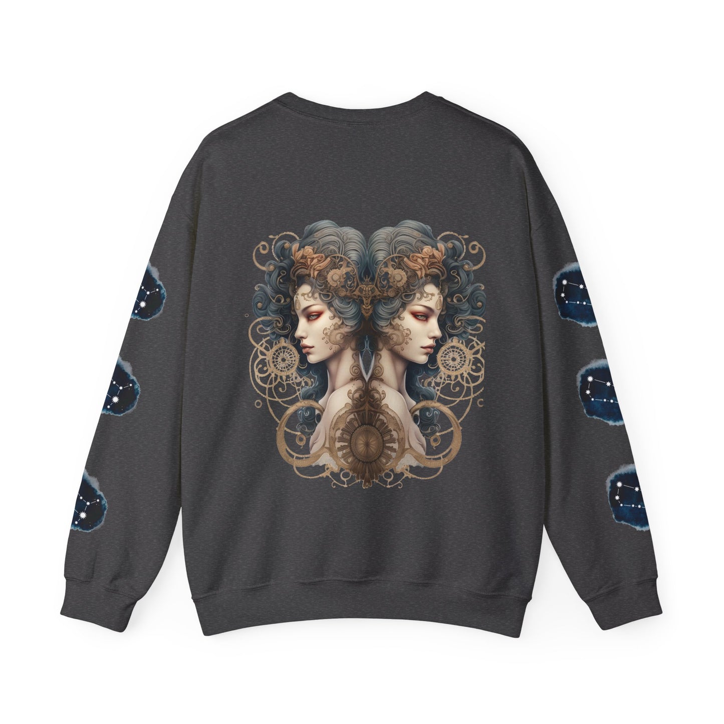 Gemini , ™ Crewneck Sweatshirt ( side arm design)