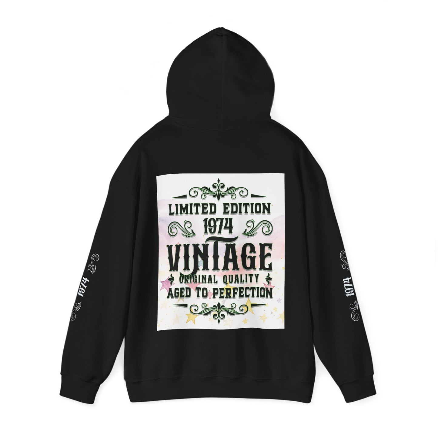 1974 vintage, Unisex Heavy Blend™ Hooded Sweatshirt