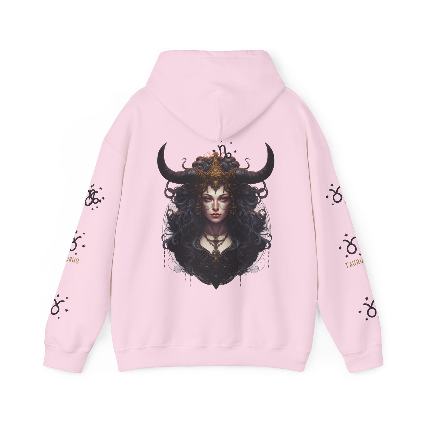 Taurus, Unisex Heavy Blend™ Hooded Sweatshirt (sleeve design )